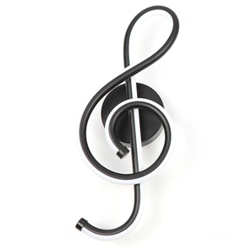 

Led Wall Lamp Wall Lamp Bedroom Beside Wall Light Music Clef Shape Home Indoor Living Room Decoration Lighting