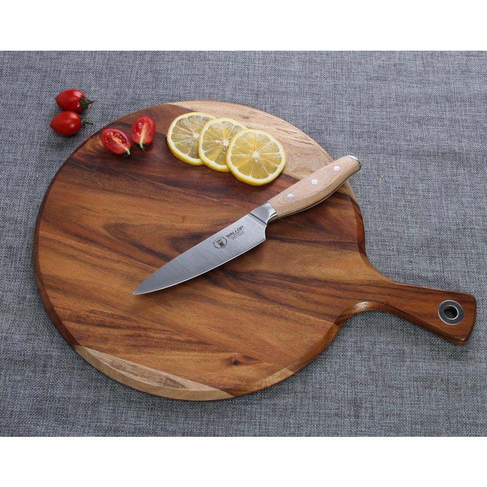 WALLOP Brand New High quality 5 inch utility knife Kitchen knifeGerman stainless steel Chef Slicing Cutter fruit cooking tool WALLOP Brand New High quality 5 inch utility knife Kitchen knifeGerman stainless steel Chef Slicing Cutter fruit cooking tool
