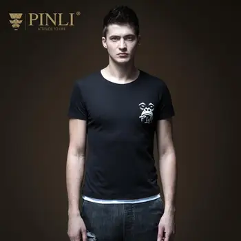 

2018 Linkin Park Pinli Summer Hot New Men's Decorated Body With Round-collar Printed Short-sleeved T-shirt Top Tide B192211437