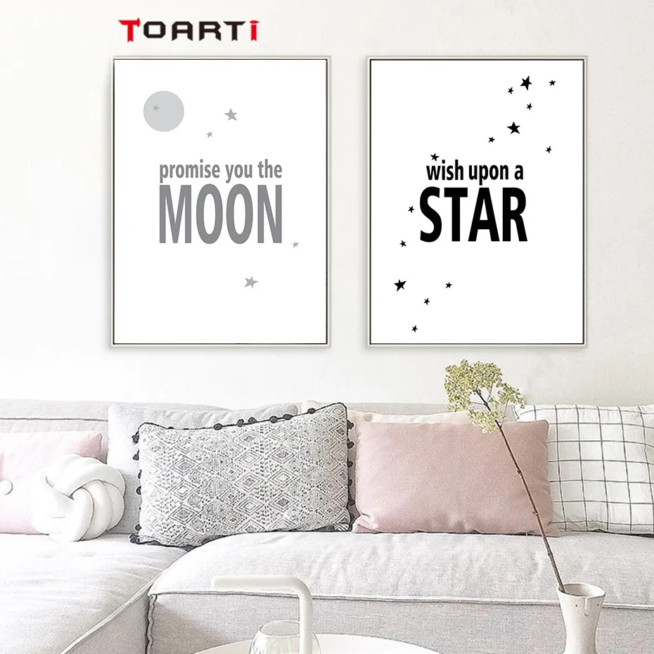 Romantic Life Quotes Art Wall Mural Modern Canvas Painting Nordic Vintage Posters&Prints Living Room Nursery Decoration Pictures (5)