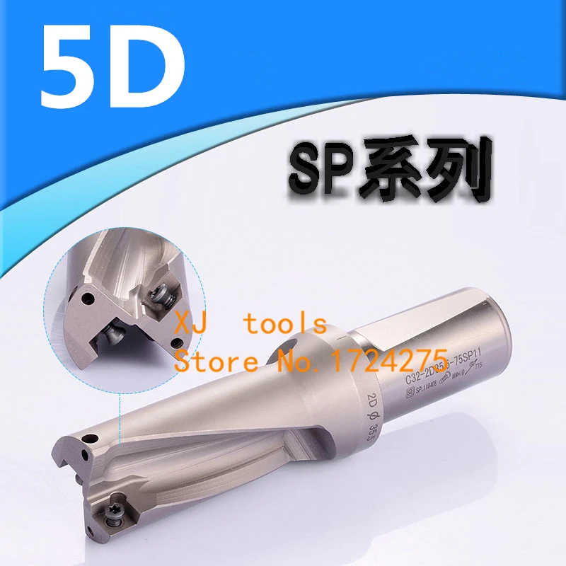 

SP-C32-5D-SD35--SD39.5,replace Blades And Drill Type For SPMW SPMT Insert U Drilling Shallow Hole indexable insert drills