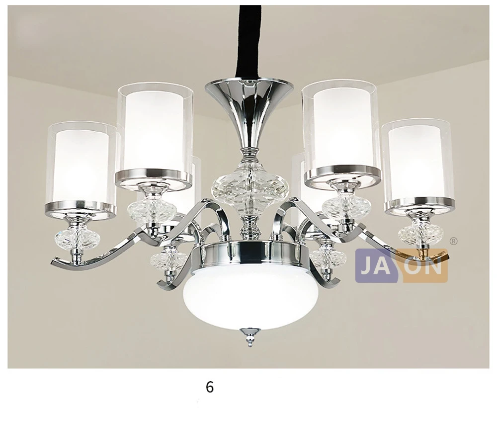 led e14 Постмодерн Железные Хрустальные Стеклянные Хром Люстры Светодиодные Лампы.Светодиодные Светильники Люстры Подвесные.Светильники