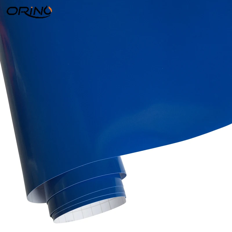 Dark Blue Glossy Vinyl Film Sticker-1