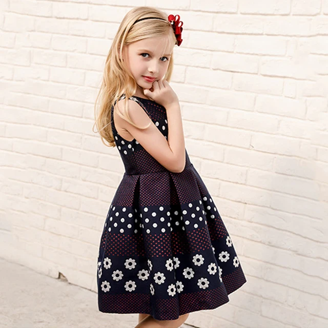 elegant little girls dresses cute baby girl party dress 2018 summer ...