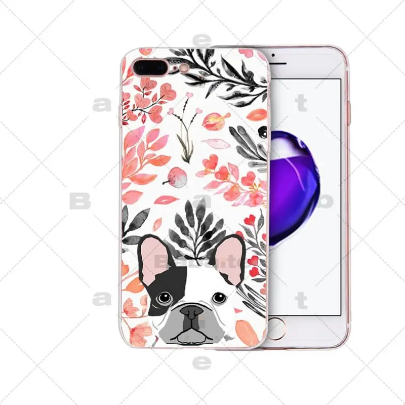 Cute animals Dachshund French Bulldog Labrador Welsh Corgi florals spring flowers Soft Case