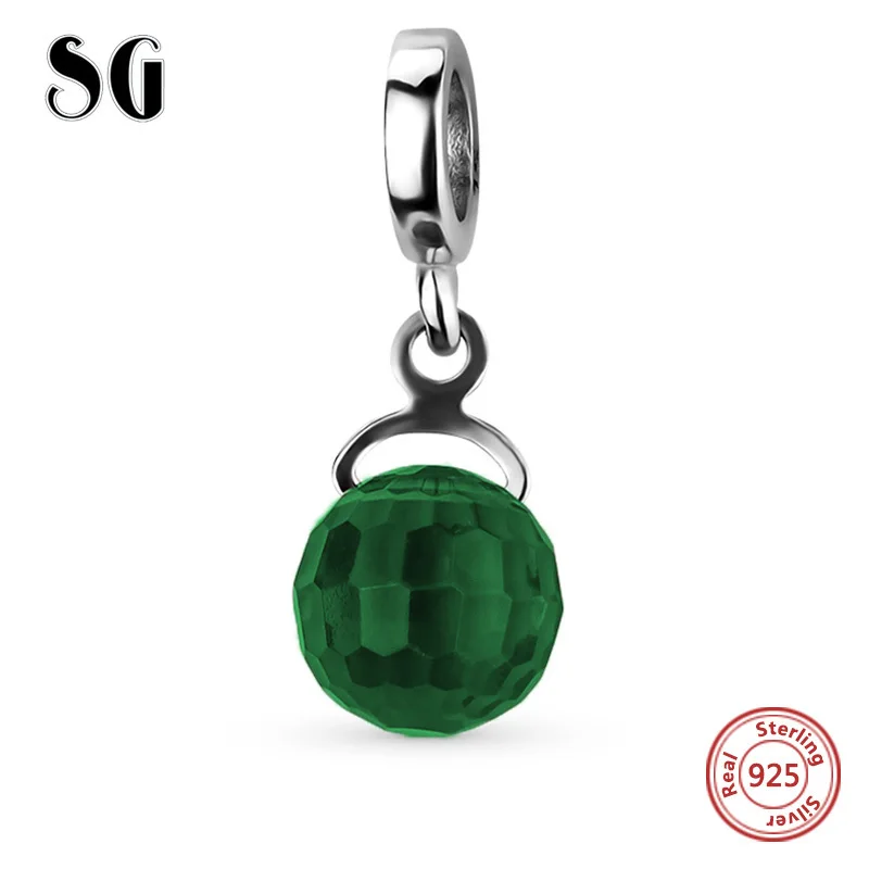 

SG pandora charm beads real sterling silver 925 bead fit original pandora bracelet pendant 2017 diy fashion jewelry component