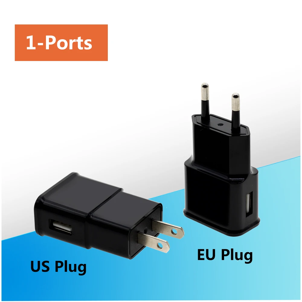 DC 5В USB Мощность адаптер штепсельная вилка европейского стандарта/вилка американского стандарта, 1/2/3/6 Порты usb для светодиодный освещения