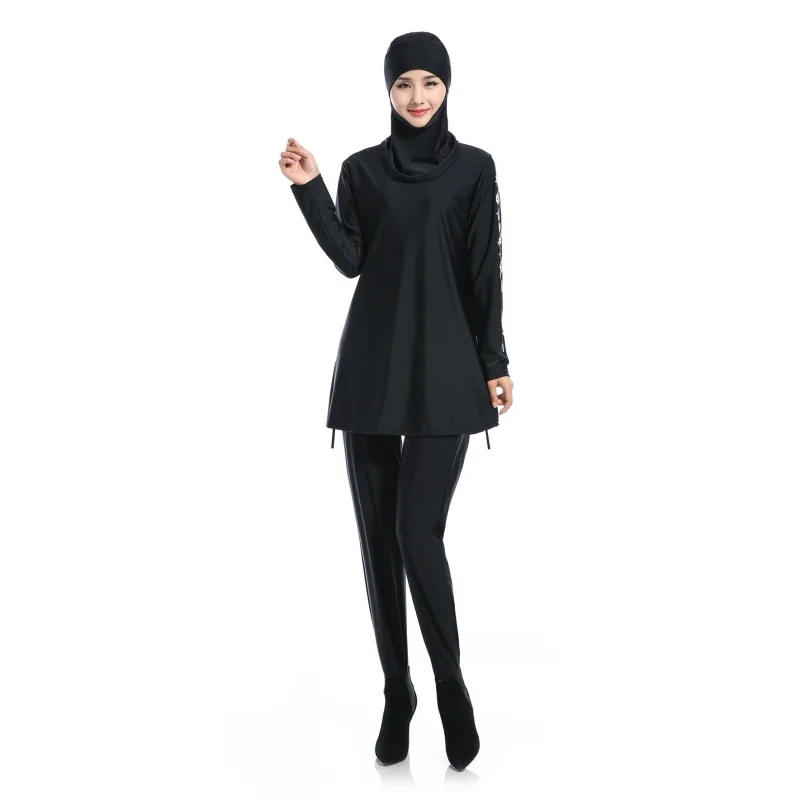 2 цвета исламистского Для женщин полное покрытие Модест Купальники Плавательный Костюм Костюмы H8