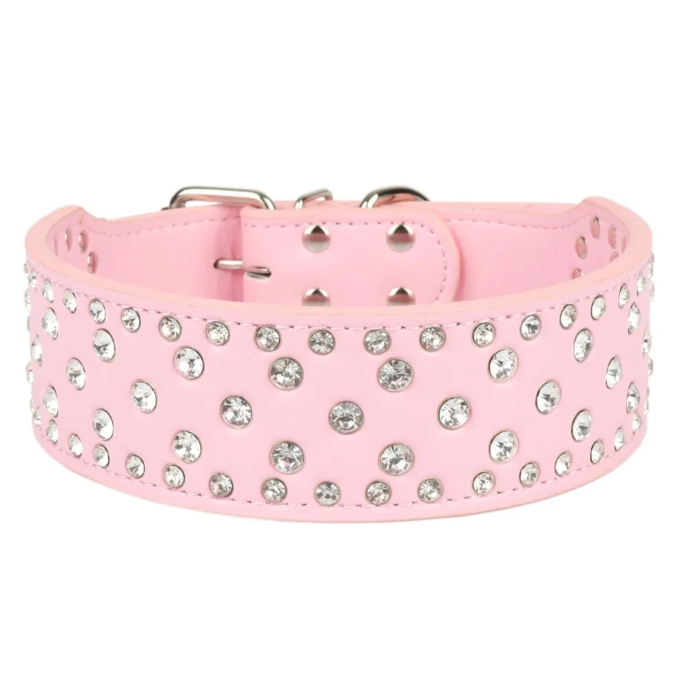 Buy Large Dogs Collars Rhinestone Accessories Supplies