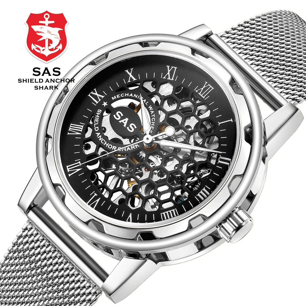 

Relogio Masculino 2018 Luxury Hollow Mechanical Wrist Watch Men Fashion Honeycomb Men's Watch Clock montre homme reloj hombre