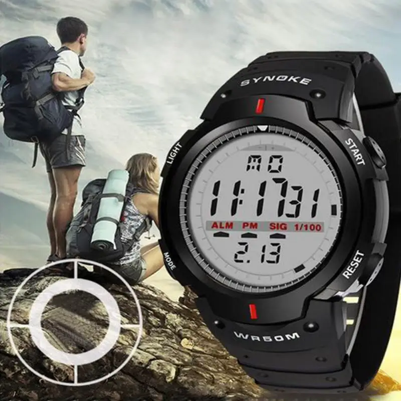 Fashion Men Sport Watches LED Electronic Digital Watch Life Waterproof Outdoor Dress Wristwatches Military reloj mujer | Наручные часы