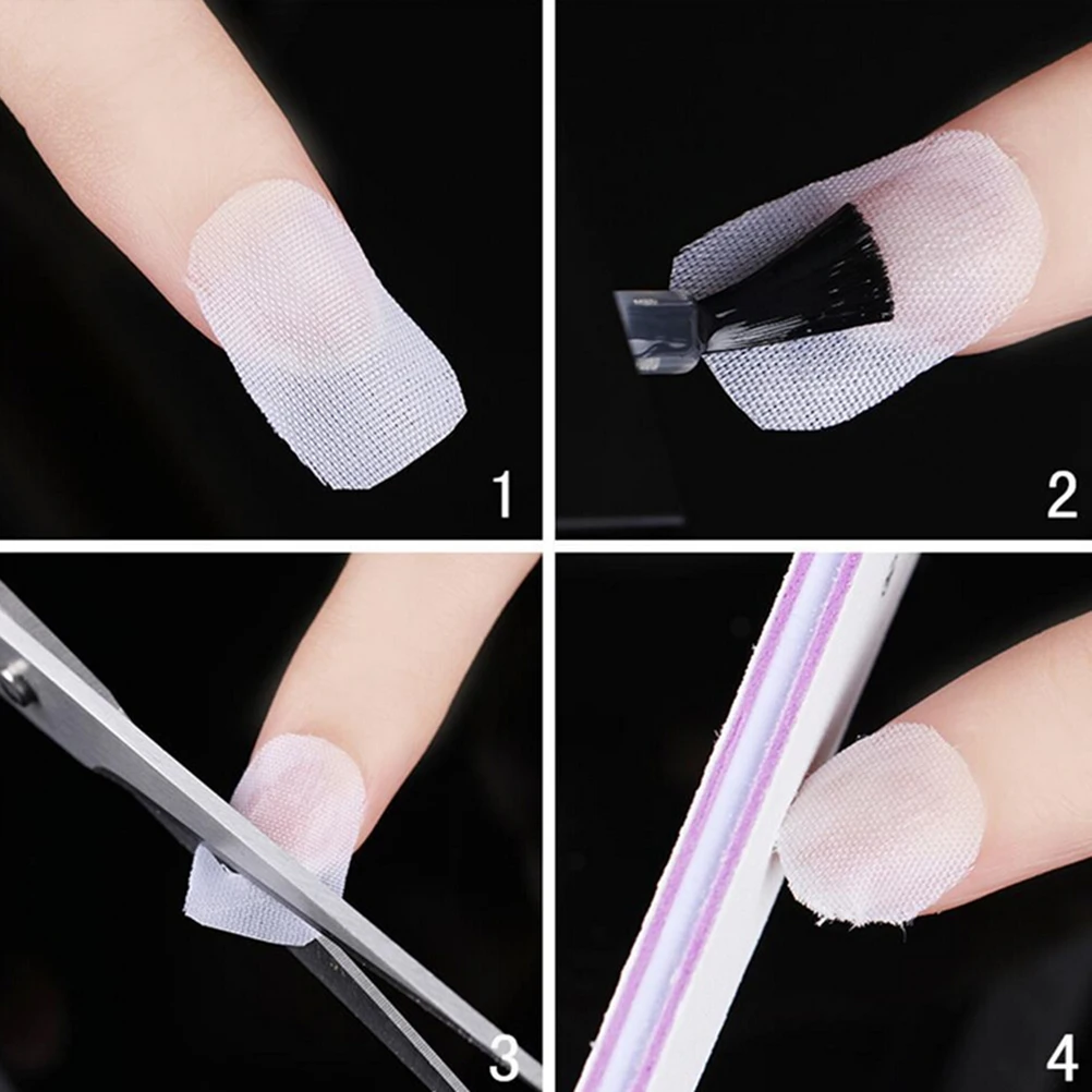 Roll nail fiberglass silk wrap polish gel