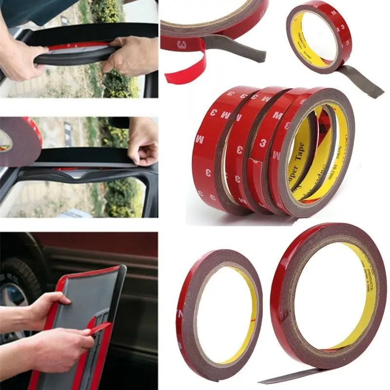 

3M Strong Permanent Double Sided Super Self Adhesive Sticky Tape Roll Adhesive 6mm/8mm/10mm/15mm/20mmWidth 3 Meters long