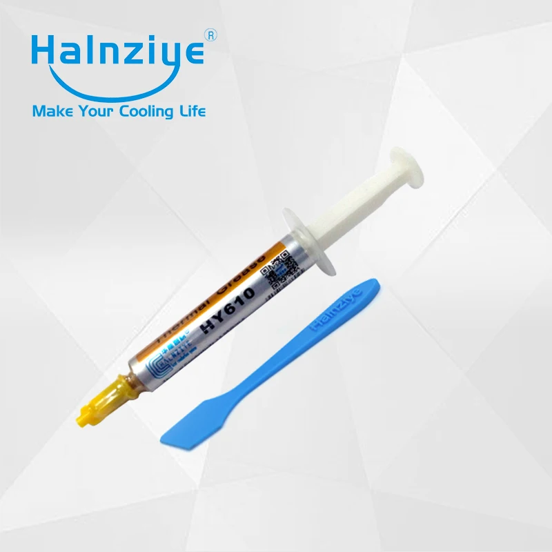 

Free shipping!!!CPU/GPU Thermal conductive paste/compound/greasae HY610 with opp bag 2g