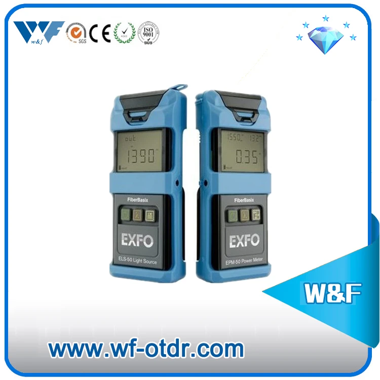 Intelligent EXFO EPM 50 Light Power Meter and ELS 50 Laser sourcein