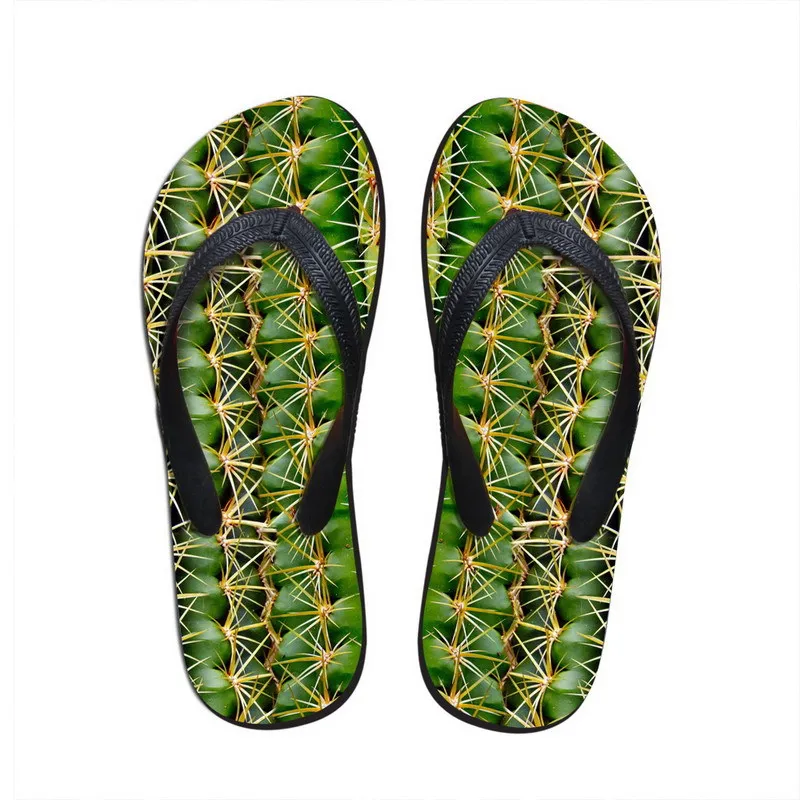 Новинка летние вьетнамки зеленого цвета с принтом пляжные женские шлепанцы на плоской подошве mujer повседневные женские тапочки для ванной обувь для отдыха chinelo - Цвет: C0132AB