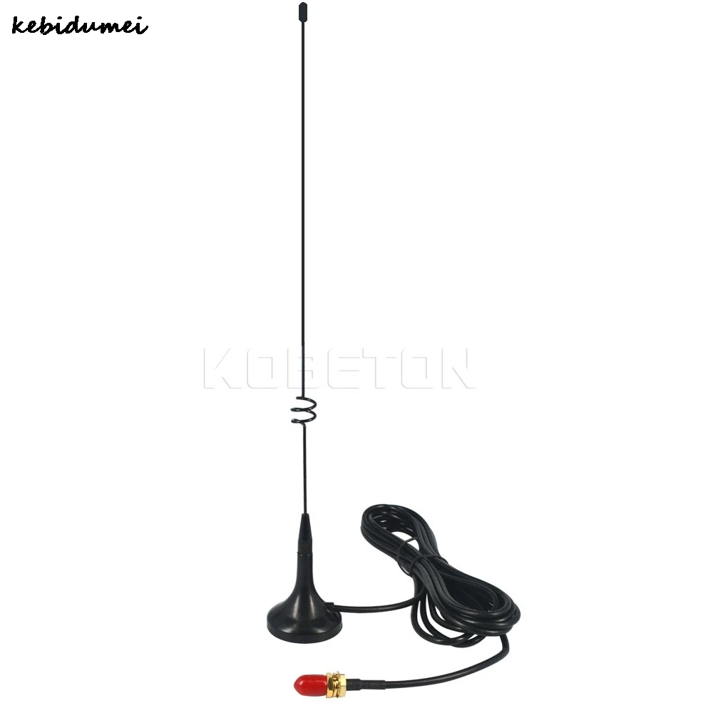 

Kebidumei Hi-Q Two Cable Radio VHF UHF SMA Magnetic TV Antenna UT-108UV for Nagoya CB Radio Walkie Talkie UV-5R UV-B5 UV-B6 GT-3