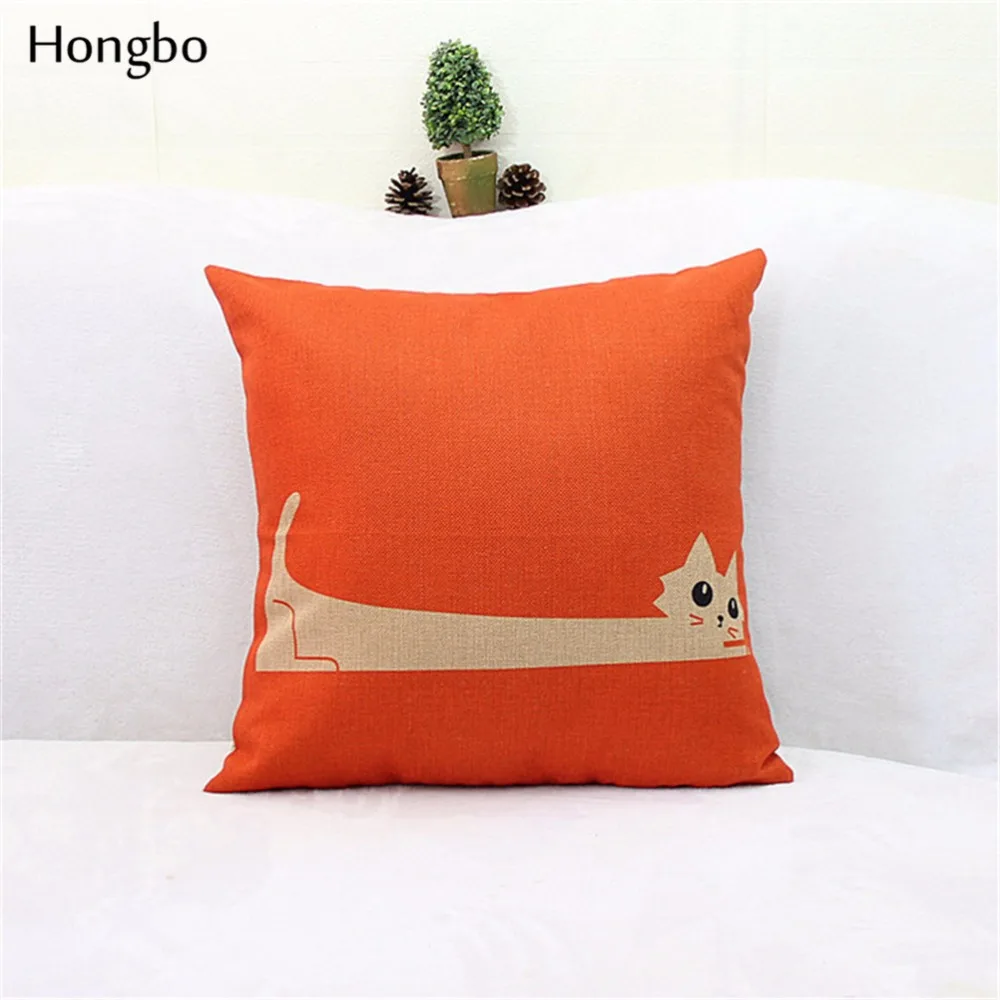 Online Get Cheap Orange Decorative Pillows Aliexpresscom - Hongbo Pcs Orange Long Cat Pattern Cotton Linen Square Shaped Decorativepillow Cover Pillowcase( online get cheap orange decorative pillows aliexpresscom - hongbo pcs orange long cat pattern cotton linen square shaped decorativepillow cover pillowcase(