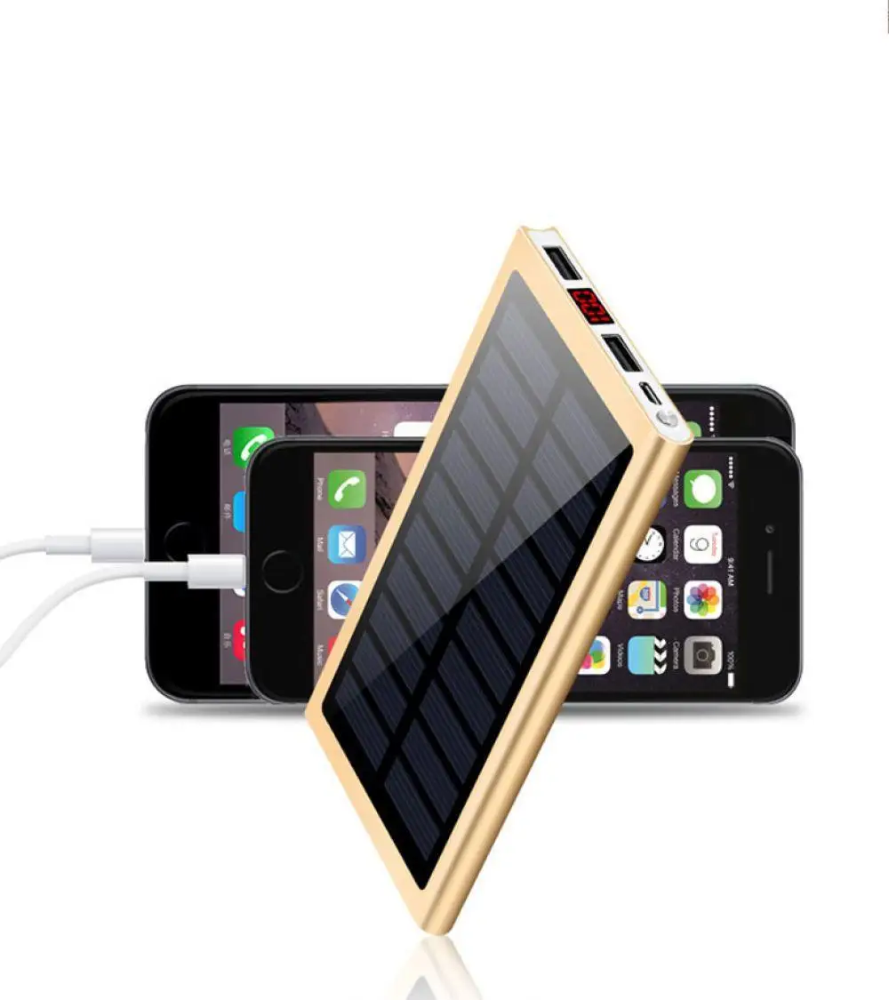 Solar 20000mah Power Bank Mobile Powerbank Charger Powerbank Portable External Battery USB Charge For xiaomi For Iphone Solar 20000mah Power Bank Mobile Powerbank Charger Powerbank Portable External Battery USB Charge For xiaomi For Iphone