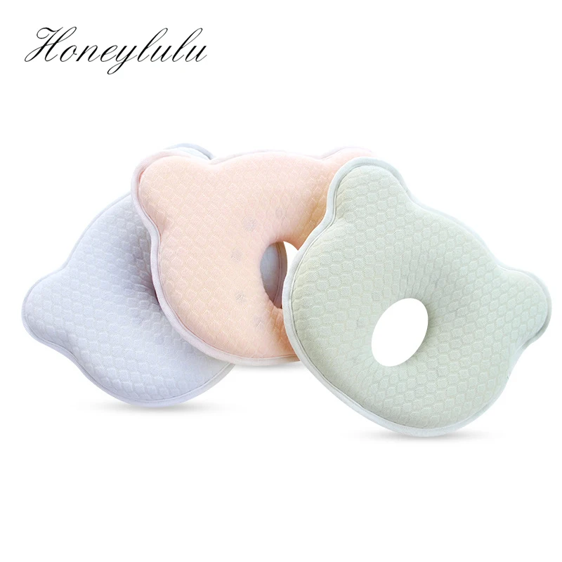 Honeylulu детская подушка Memory Foam подушка для поддержки головы Анти-опрокидывание Подушка для новорожденных дышащая детская комната украшения