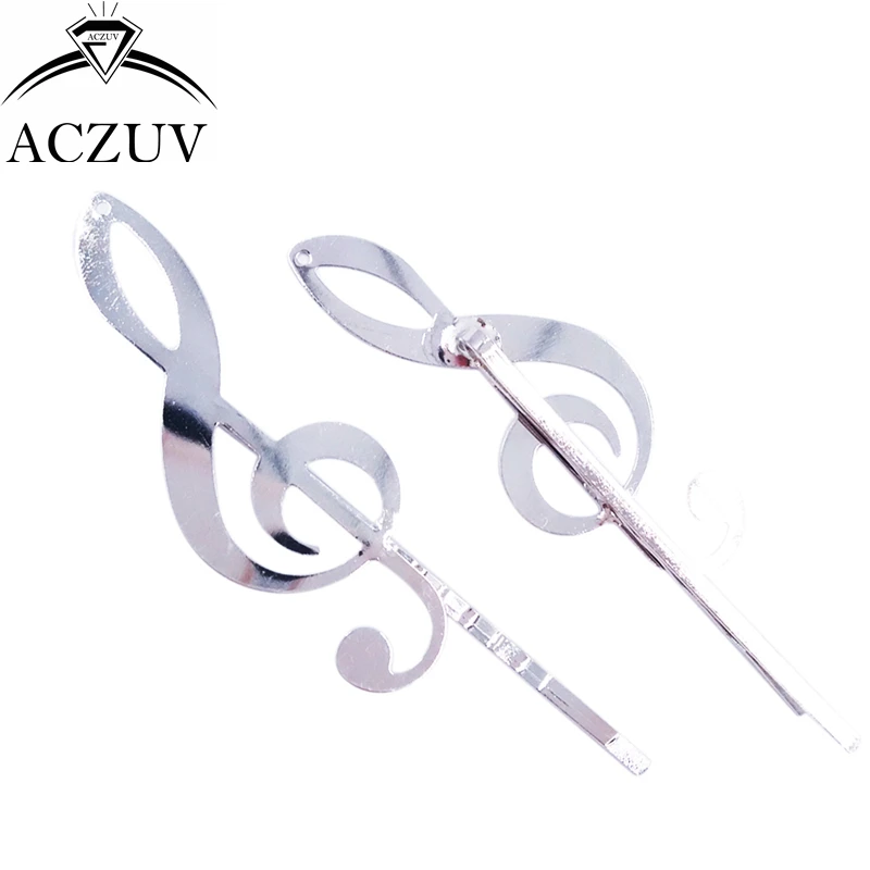 100piece 19*53mm Music Hairpin Accessory Hair Cips Barrette Diy