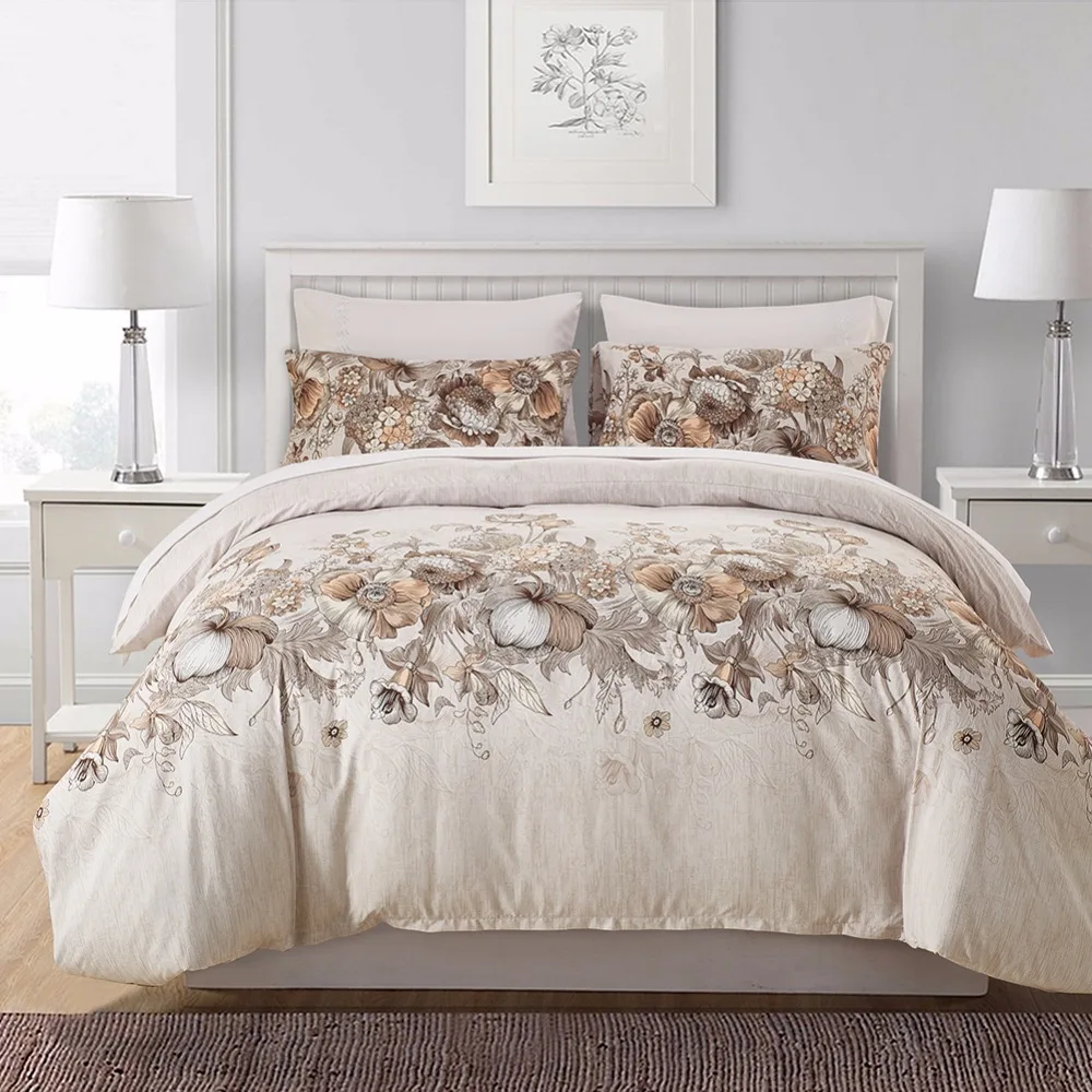 PatridgeSky 2017 2 3 Pieces UK US Style 100 Polyester Bedding Set