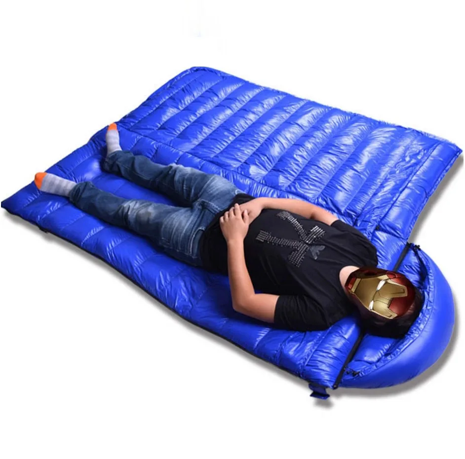 Sleeping Bag winter,400T ripstop nylon,90 duck down ,envelope Sleeping