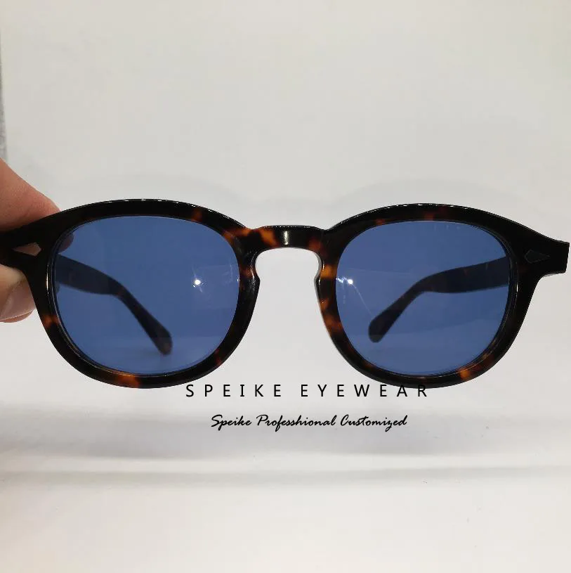 SPEIKE Подгонянные винтажные синие линзы, солнцезащитные очки в стиле ретро, очки в стиле ретро, могут быть солнцезащитные очки для близорукости