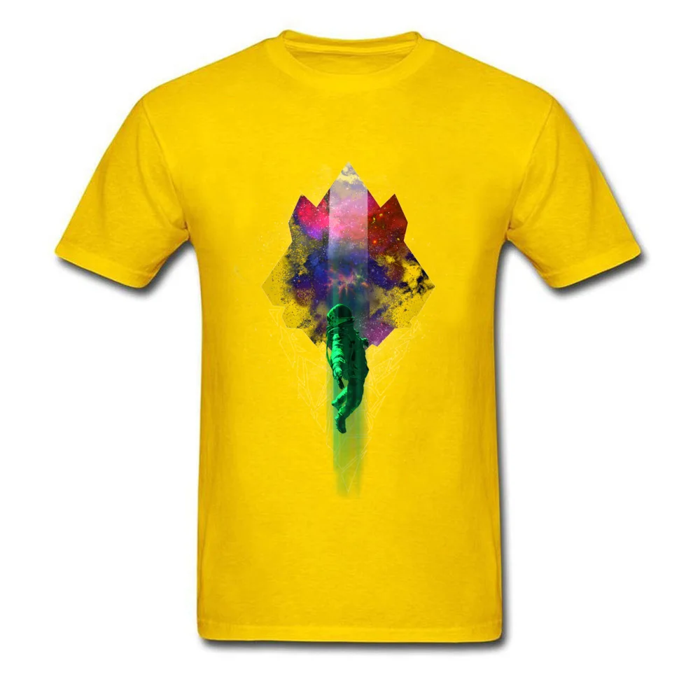 The Lost Cosmic Scout Mother Day Pure Cotton Crewneck T Shirt Short Sleeve Casual Sweatshirts Brand New Family Tshirts The Lost Cosmic Scout yellow