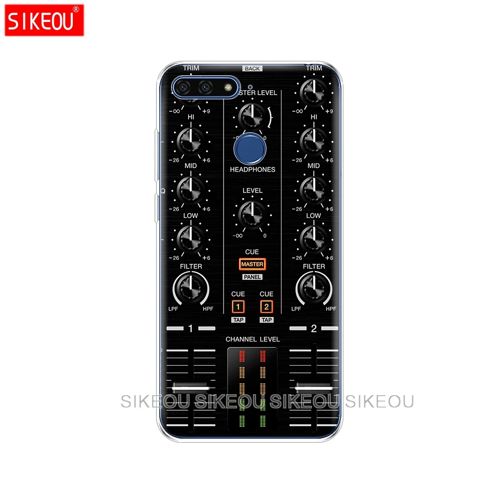 Силиконовый чехол для телефона Huawei Honor 7A PRO 7C Y5 Y6 Y7 Y9 2017 2018 Prime ddj dj music|Бамперы| |