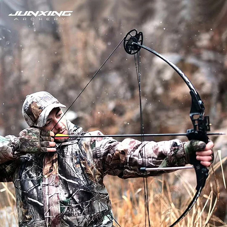 

Good Quality 1Set Black Wonderful Compound Bow 30-42 lbs Easy to Carry Strong Sturdy For Outdoors Shooting