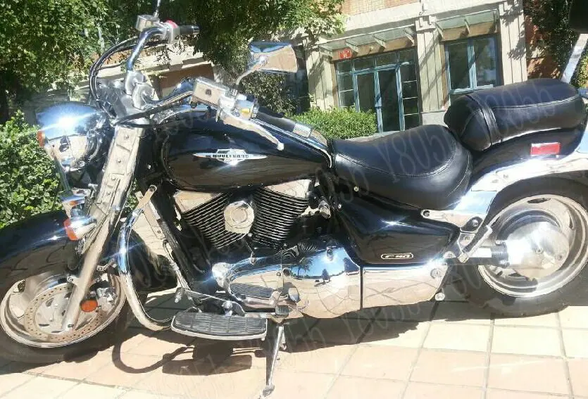 Хромированная металлическая защитная полоса двигателя для Kawasaki Vulcan VN 900 Custom 2006 2014