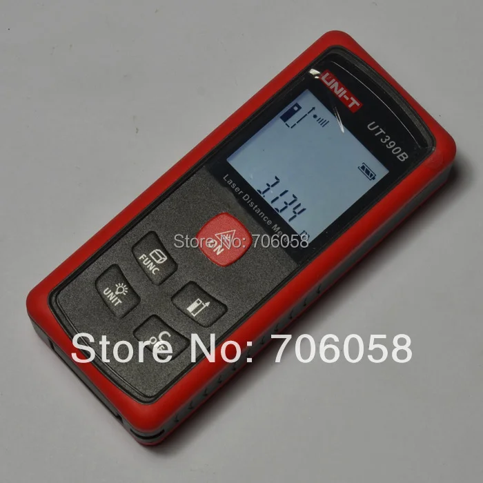 

UNI-T UT390B Laser Range Finder Distance Meter Area/Volume LCD Meter 0.05m/45m Laser Distance Meter