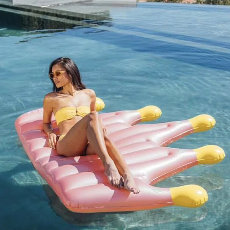 Надувной розовый надувной матрас Boia Piscina летнее надувное кольцо для бассейна