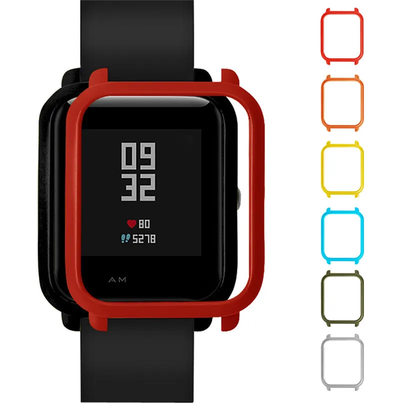 2 в 1 COMLYO ремешок для Xiaomi Huami Amazfit Bip BIT PACE Lite Youth Smart Watch браслет с чехлом huami amazfit