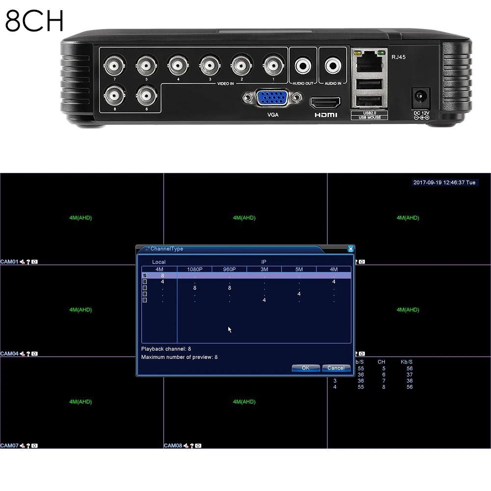 Камера видеонаблюдения 4 МП AHD DVR NVR канала 1080P 3 Мп 5 Мп|cloud hd|cloud dvrcloud nvr |