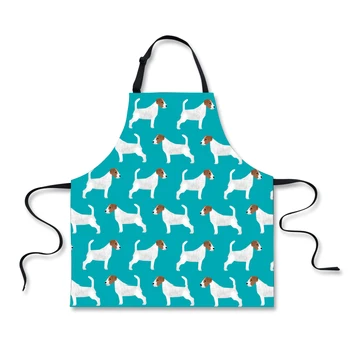 

FORUDESIGNS Jack Russell Terrier Dustproof Aprons Adjustable Sleeveless Cooking Work Aprons Kitchen Apron Schort Chef Apron