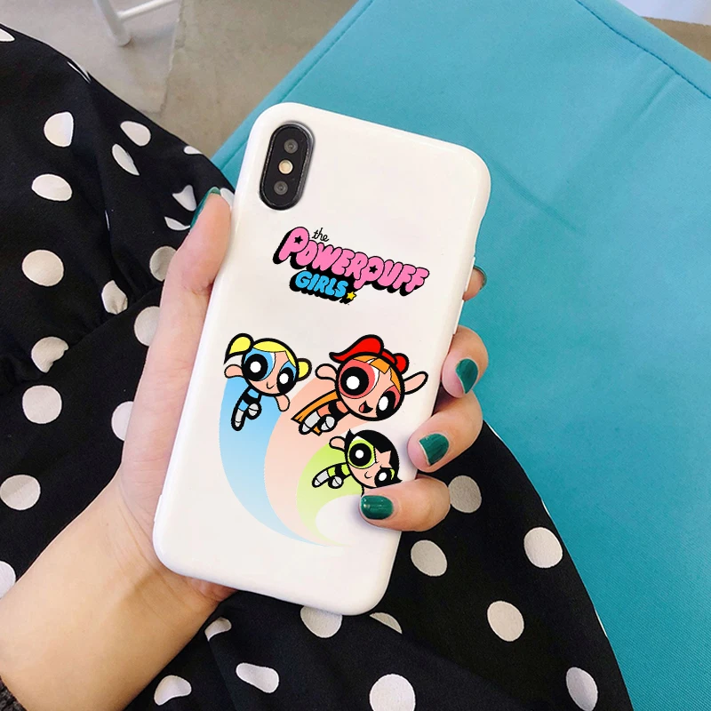 Powerpuff girls buttercup bubbles мягкий силиконовый карамельный цвет чехол для мобильного телефона для iPhone 11 X XR XS MAX 6 7 8 plus 6s