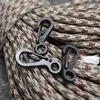 10 Pcs Mini SF Spring Backpack Clasps Climbing Carabiners Equipment Survival EDC Paracord Snap Hook Keychainl Buckle Clip ► Photo 3/6