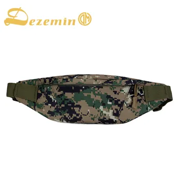 

DEZEMIN Men Camouflage Waist Bag Shoulder Pouch for Outdoor Chest Bag