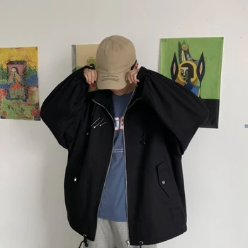 

2019 Spring And Summer New Chinese Style Men's Comfortable High Quality Super Fire Harajuku Pattern Loose Casual Jacket