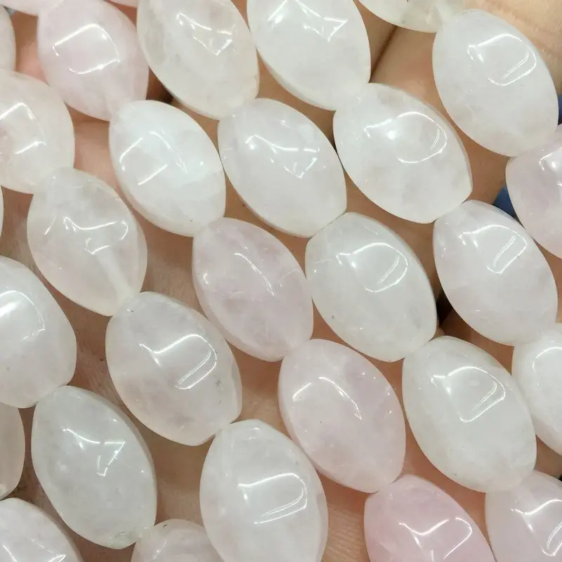Wholesale Stone Oval Rice Bead 8x12 mm Beads String Blue Howlite Pink font b Crystal b
