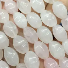 Wholesale Stone Oval Rice Bead 8×12 mm Beads String Blue Howlite Pink Crystal Onyx Opal Stone For DIY Making Fashion Jewelry