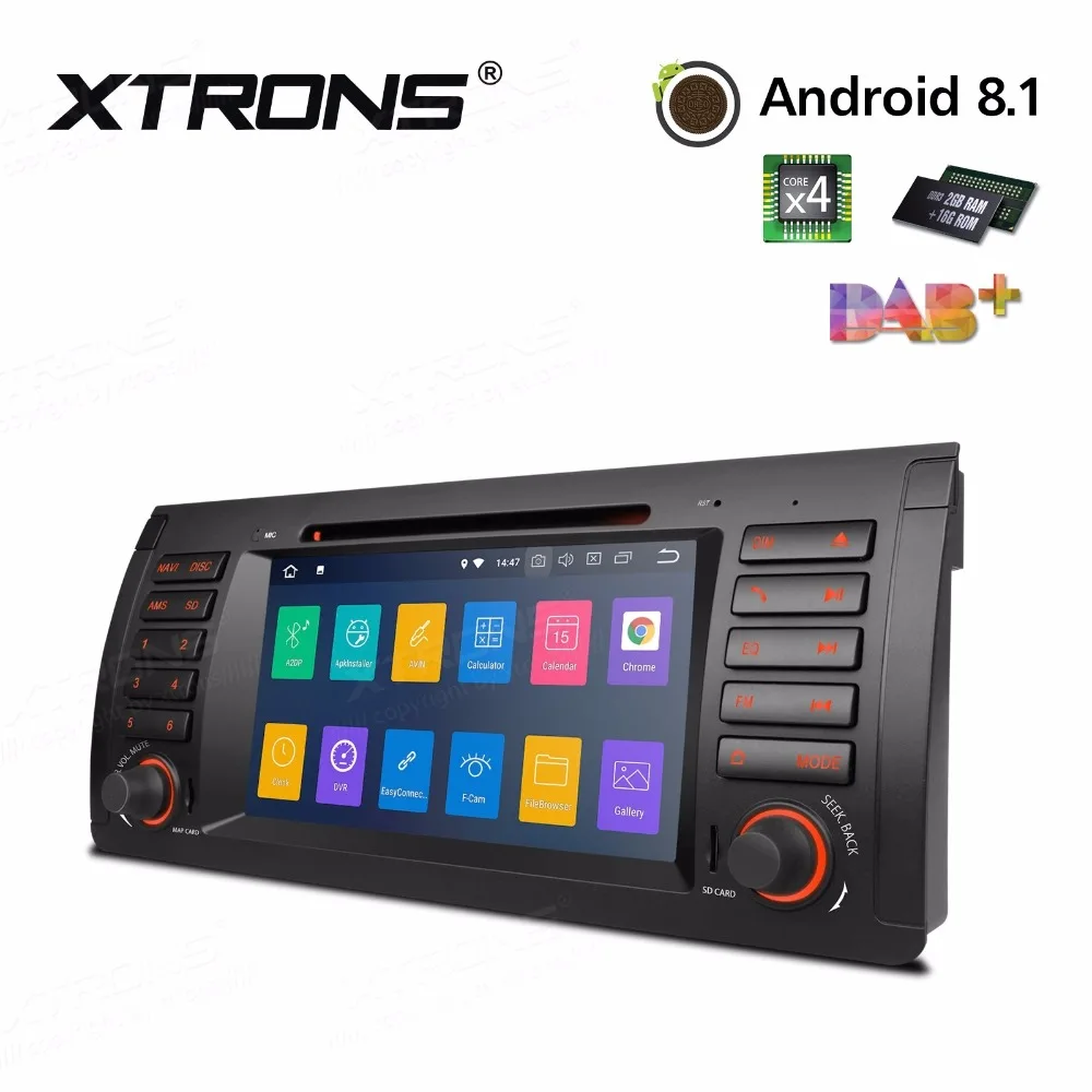 Discount 7" Quad-Core Android 8.1 Oreo OS Car Multimedia DVD Navigation GPS Radio for BMW X5 E53 1999 2000 2001 2002 2003 2004 2005 2006 5