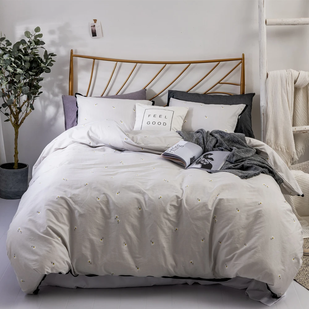 cotton flower bedding set duvet cover (13)
