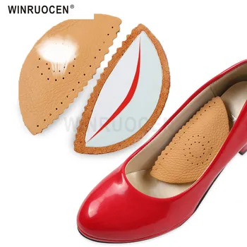 

Leather Arch Supports Orthopedic Pads for Women High Heels Sandals Insert Half Yard Pad Massage Foot Care Shoes Insoles Sole