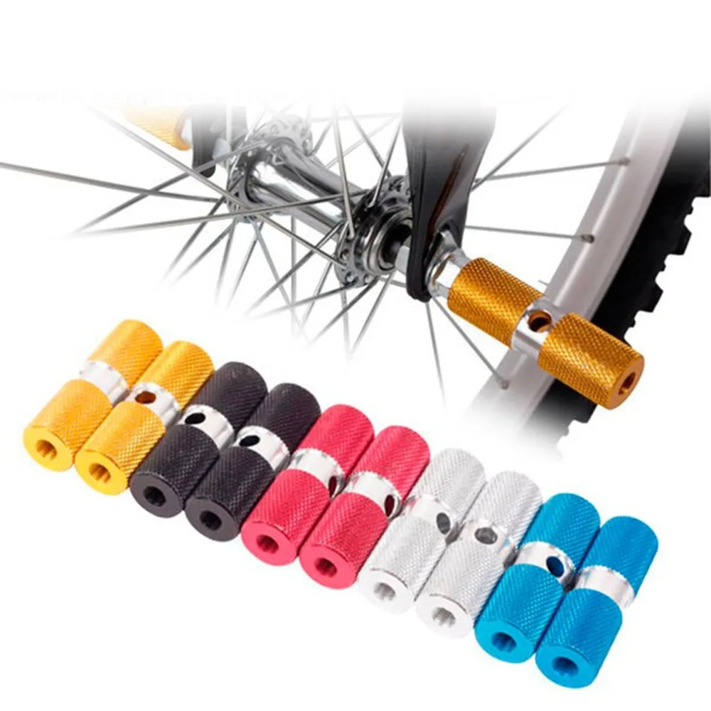 YouCY 2pcs Mountain Cycling Square Hollow Foot Pegs MTB Bike Bicycle Pedal Front Rear Axle Foot Pegs Footrest Lever Cylinder Rocket Launcher Bike Accessories,Red YouCY 2pcs Mountain Cycling Square Hollow Foot Pegs MTB Bike Bicycle Pedal Front Rear Axle Foot Pegs Footrest Lever Cylinder Rocket Launcher Bike Accessories,Red
