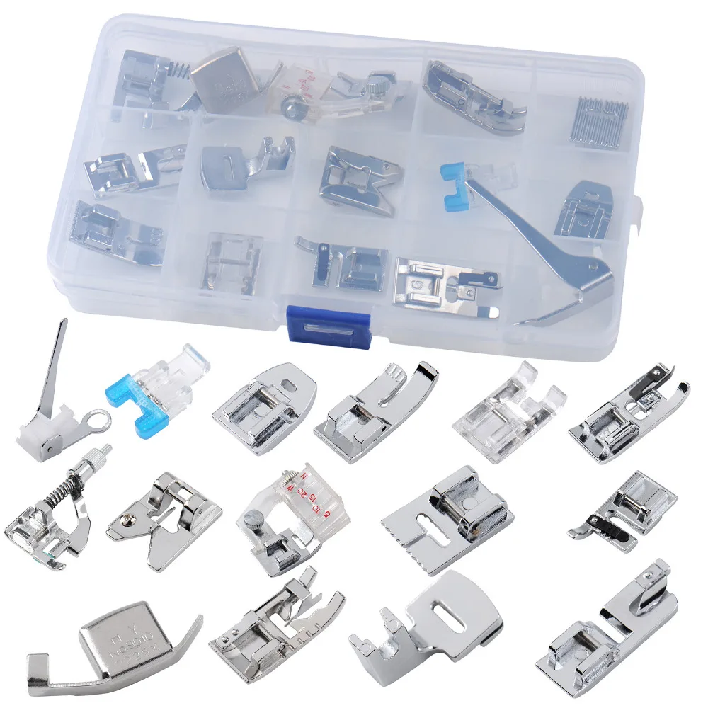 15pcs Foot Feet Presser Domestic Sewing Machine Parts for Janome