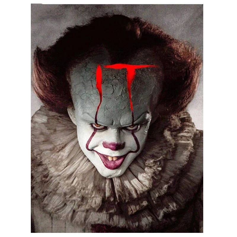 

Diamond Embroidery Halloween IT,diy diamond painting Full,square,3d Cross Stitch,5d Diamond Mosaic,puzzle 5d sticker,decor Z404