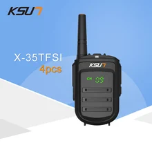 4 PCS KSUN X 35TFSI Walkie Talkie 8W Handheld Pofung UHF 8W 400 470MHz 128CH Two